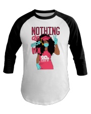 Nothing Can Stop Me Pink Baseball Tee tile