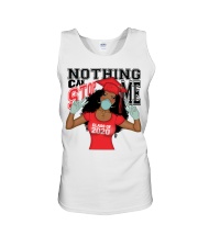 Nothing Can Stop Me Red Unisex Tank tile
