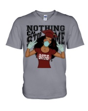 Nothing Can Stop Me Maroon V-Neck T-Shirt tile