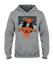 Nothing Can Stop Me Orange Hooded Sweatshirt tile