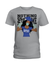 Nothing Can Stop Me Blue Ladies T-Shirt tile