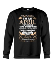 I'm an April woman Crewneck Sweatshirt thumbnail