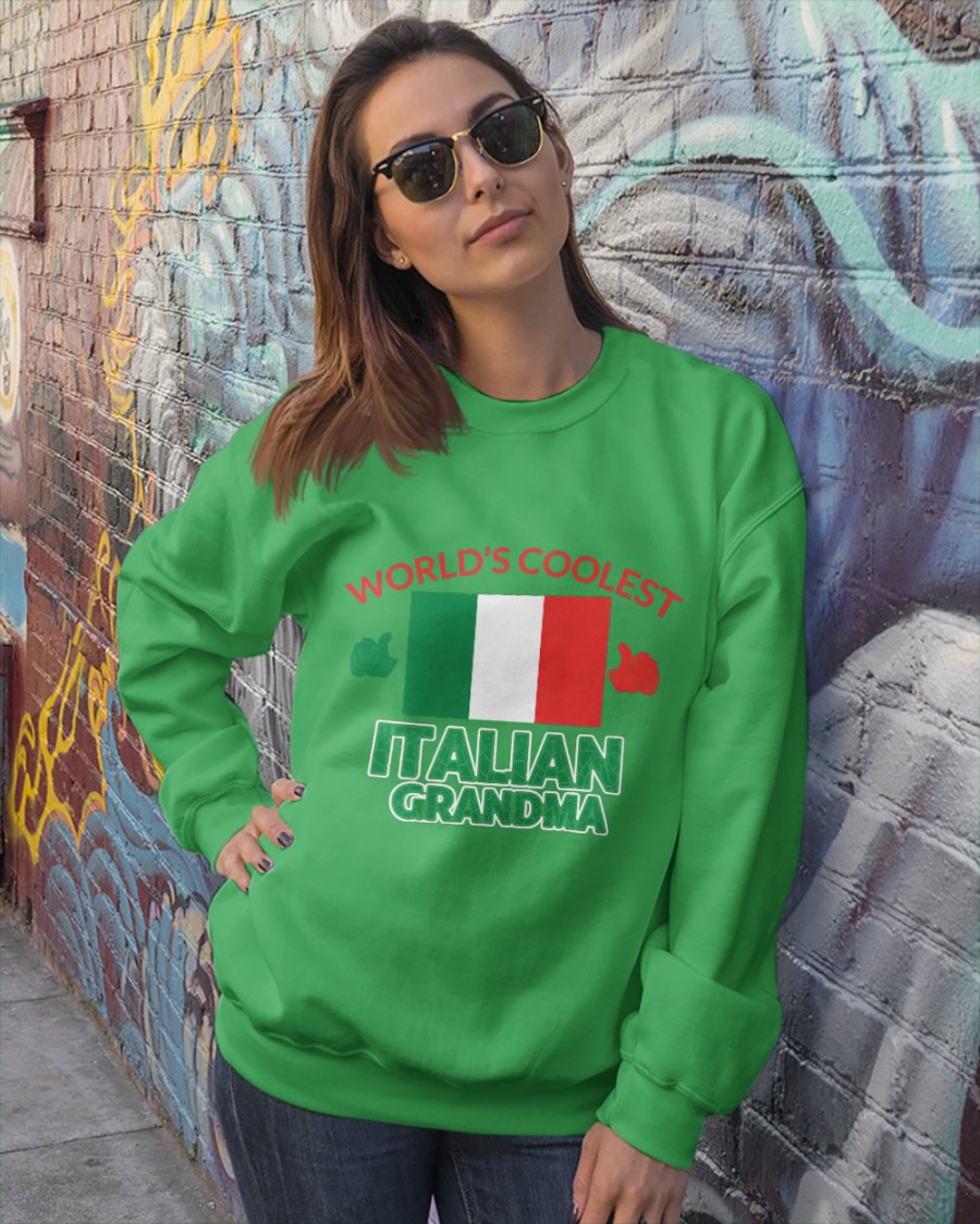 World coolest Italian Grandma Crewneck Sweatshirt