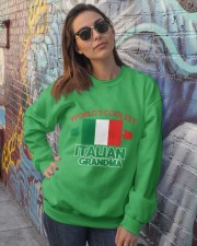 World coolest Italian Grandma Crewneck Sweatshirt lifestyle-unisex-sweatshirt-front-3