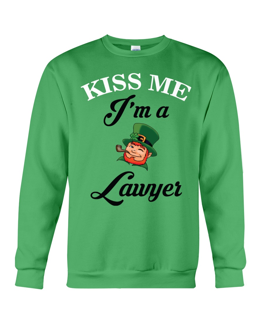 Kiss Me I'm A Lawyer Crewneck Sweatshirt