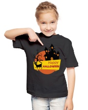 KIDS HALLOWEEN T-SHIRT Youth T-Shirt lifestyle-youth-tshirt-front-2