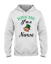 Kiss Me I Am A Nurse Hooded Sweatshirt thumbnail