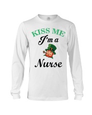 Kiss Me I Am A Nurse Long Sleeve Tee thumbnail