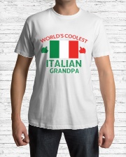 World coolest Italian Granpa Classic T-Shirt lifestyle-mens-crewneck-front-1