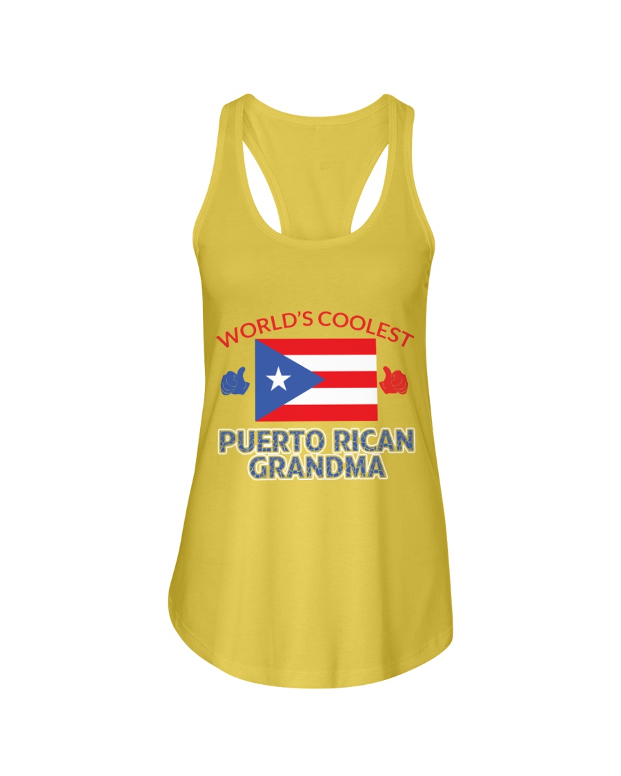 World coolest Puerto rican grandma Ladies Flowy Tank