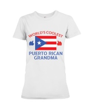 World coolest Puerto rican grandma Premium Fit Ladies Tee thumbnail