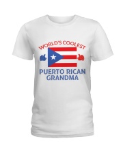World coolest Puerto rican grandma Ladies T-Shirt thumbnail