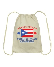 World coolest Puerto rican grandma Drawstring Bag thumbnail