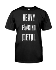 Heavy fking metal Premium Fit Mens Tee front