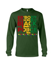 Justice for george floyd Everybody want to be blac Long Sleeve Tee tile