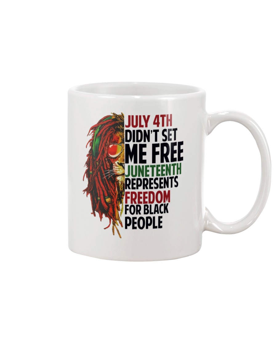 Justice for George Floyd July 4th Lion Mug