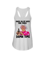 Justice for George Floyd Kneel on my neck Ladies Flowy Tank tile