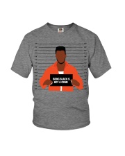 Justice for George Floyd Not a crime Youth T-Shirt tile