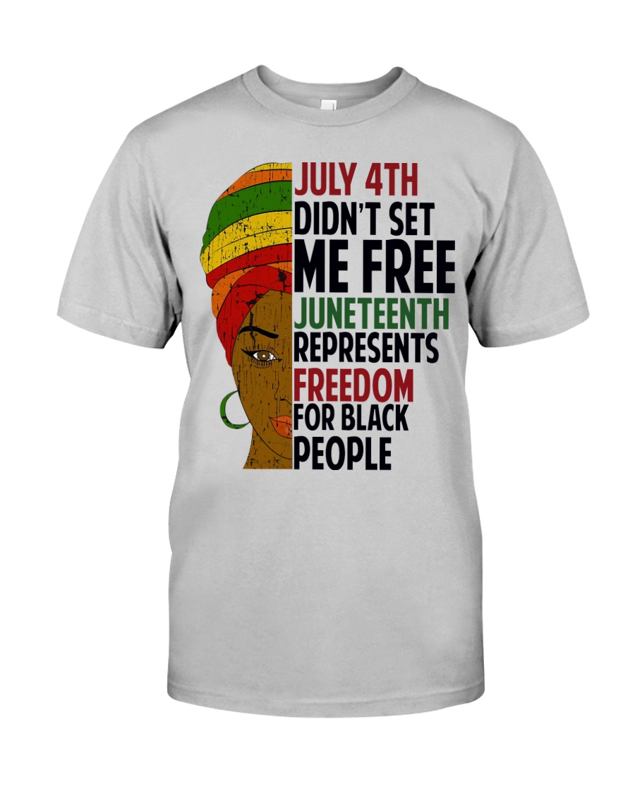 Justice for George Floyd July 4th Women Classic T-Shirt