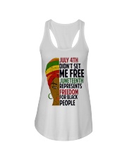 Justice for George Floyd July 4th Women Ladies Flowy Tank thumbnail