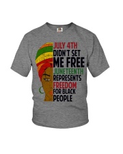 Justice for George Floyd July 4th Women Youth T-Shirt thumbnail