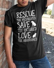 Rescue The Mistreated Save The Injured Classic T-Shirt apparel-classic-tshirt-lifestyle-27