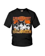 Grumpy Halloween Youth T-Shirt thumbnail