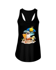 Pug Beach 2405 Ladies Flowy Tank front