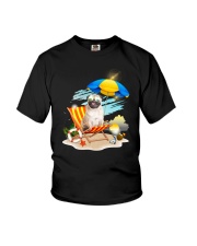 Pug Beach 2405 Youth T-Shirt thumbnail