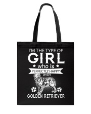 Golden Retriever Perfect Girl Tote Bag thumbnail