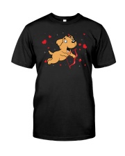 Golden Retriever Cupid Classic T-Shirt front