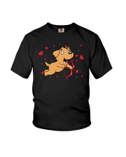 Golden Retriever Cupid Youth T-Shirt thumbnail