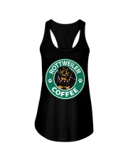 Rottweiler Coffee Ladies Flowy Tank thumbnail