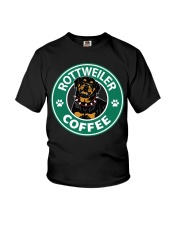 Rottweiler Coffee Youth T-Shirt thumbnail