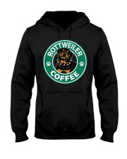 Rottweiler Coffee Hooded Sweatshirt thumbnail
