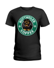 Rottweiler Coffee Ladies T-Shirt thumbnail