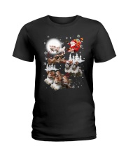 Shih Tzu Reindeers - 0711 - 53 Ladies T-Shirt thumbnail