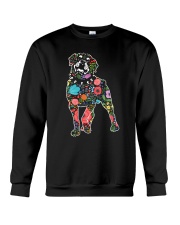 Rottweiler Flower Crewneck Sweatshirt thumbnail