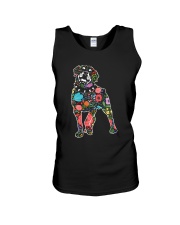 Rottweiler Flower Unisex Tank thumbnail