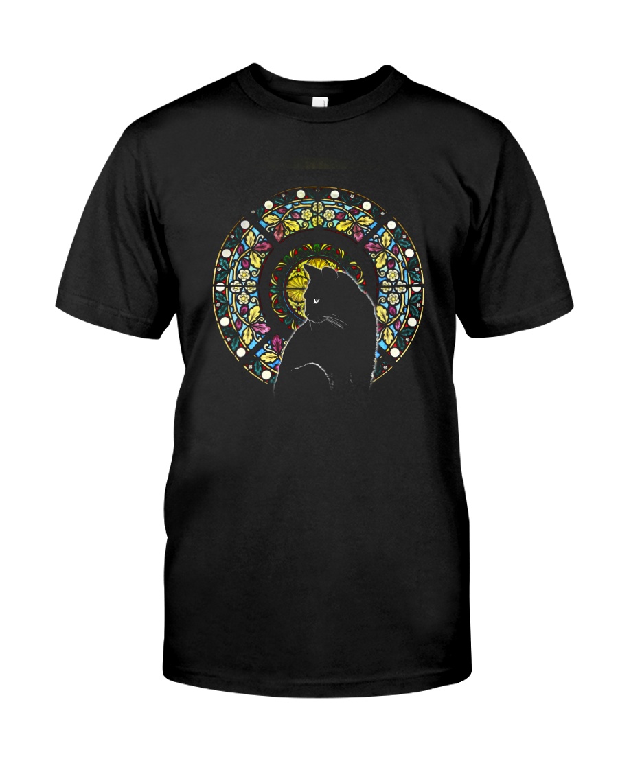 Black Cat Thinking 260218 Classic T-Shirt