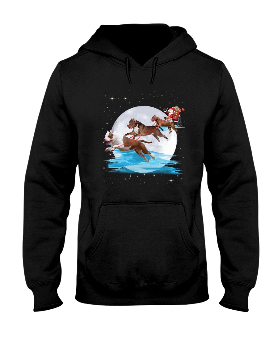 GAEA - American Pit Bull Terrier Santa - 71 Hooded Sweatshirt