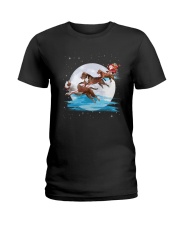 GAEA - American Pit Bull Terrier Santa - 71 Ladies T-Shirt thumbnail