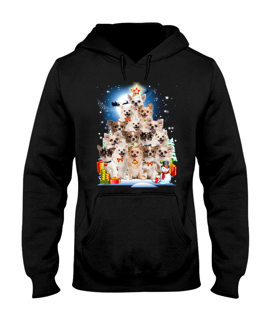 Chihuahua Pine Hooded Sweatshirt