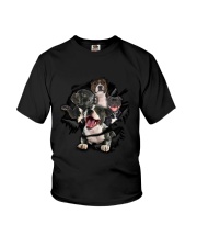 Staffordshire Bull Terrier Scratch Youth T-Shirt thumbnail