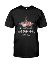 Swimming And Dog 2304 Classic T-Shirt thumbnail