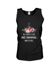 Swimming And Dog 2304 Unisex Tank thumbnail