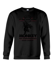 Monkey Good Choices 2504 Crewneck Sweatshirt thumbnail