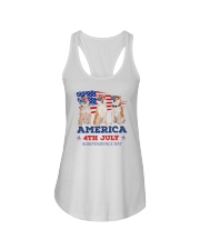 Shiba Inu 4th7 0706 Ladies Flowy Tank thumbnail