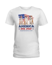 Shiba Inu 4th7 0706 Ladies T-Shirt thumbnail