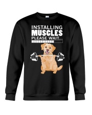 Golden Retriever Muscles Crewneck Sweatshirt thumbnail